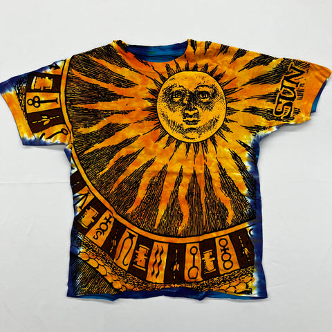 Space - Sun Moon Liquid Blue Shirt