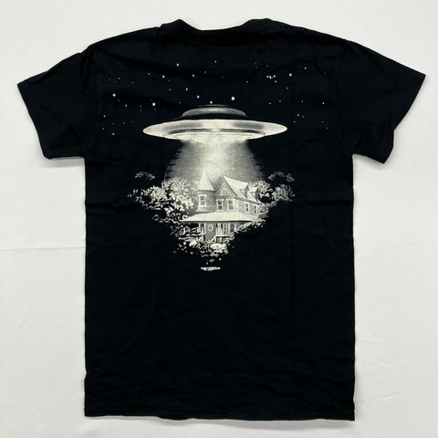 Space - Alien Visitors Liquid Blue Shirt