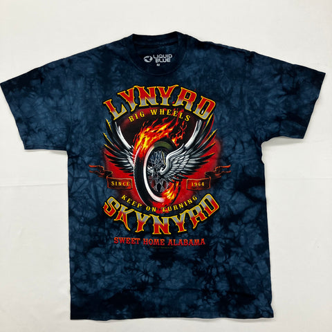 Lynyrd Skynyrd - Big Wheels Liquid Blue Shirt