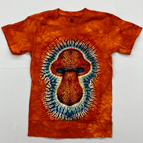 Mushrooms - Orange Tie Dye Mountain Shirt