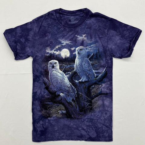 Birds- Snowy Owl Mountain T-Shirt