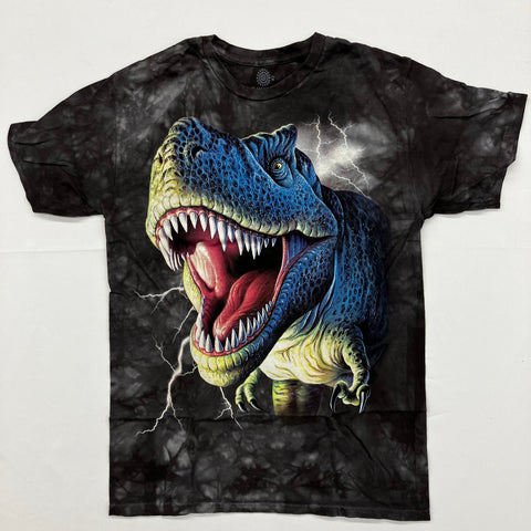 Dinosaurs- Lightning T-Rex Mountain T-Shirt