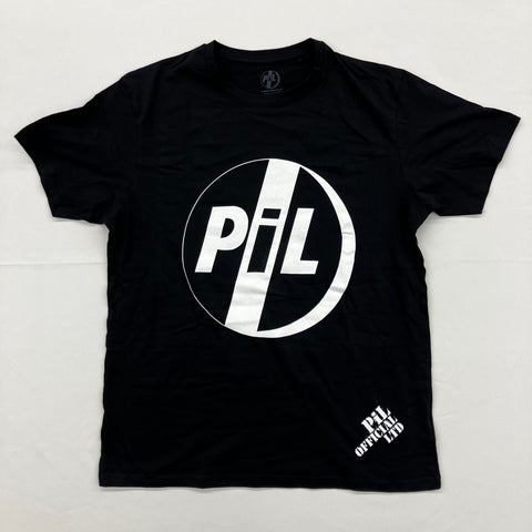 Public Image Ltd- White Logo Black Shirt