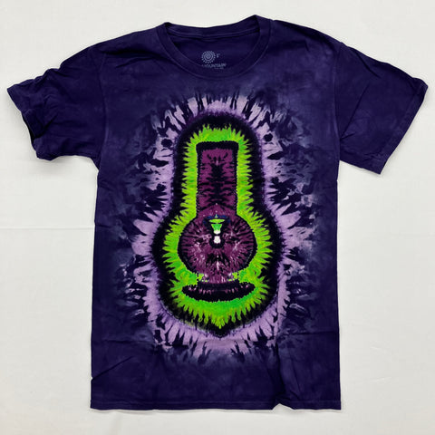 Misc - Purple Bong Tie Dye Mountain Shirt