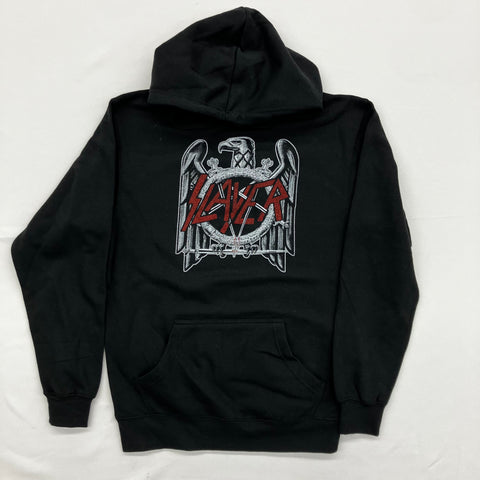 Slayer - Silver Eagle Black Hoodie