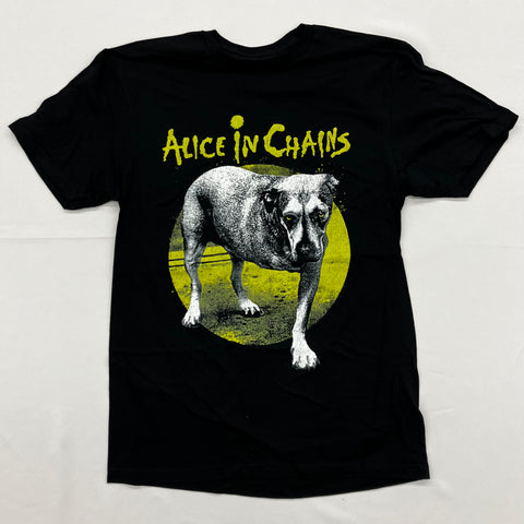 Alice In Chains - Yellow Dog Logo Black Shirt