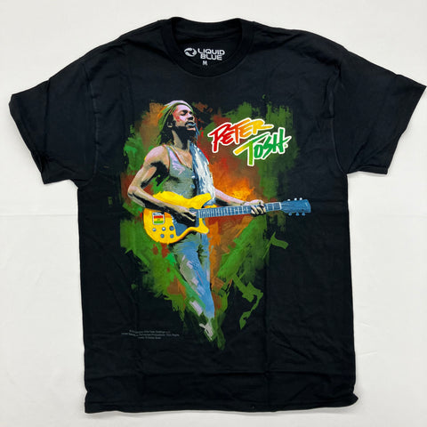 Tosh, Peter- Guitar Liquid Blue Shirt