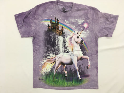 Unicorn- Unicorn Castle Mountain T-Shirt