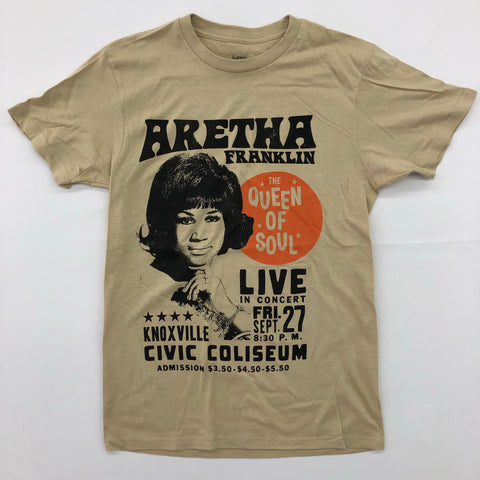 Franklin, Aretha - Queen of Soul Tan Shirt